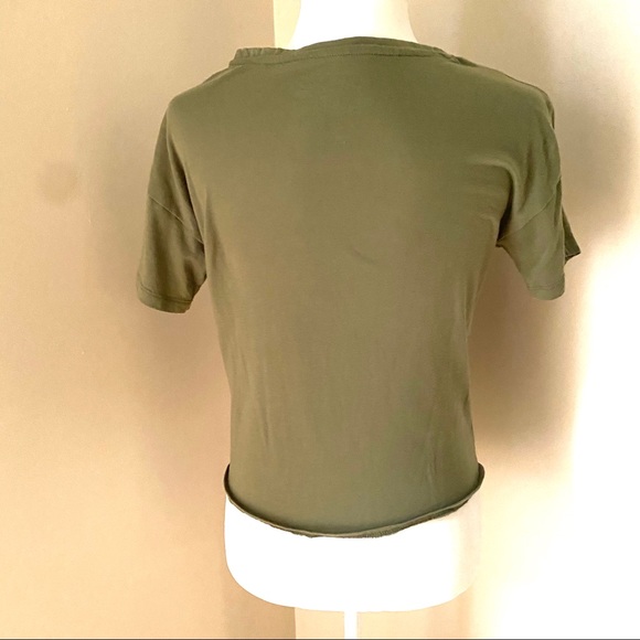 KISS U.S. Tour 76 Cropped Tie Top - Picture 6 of 8